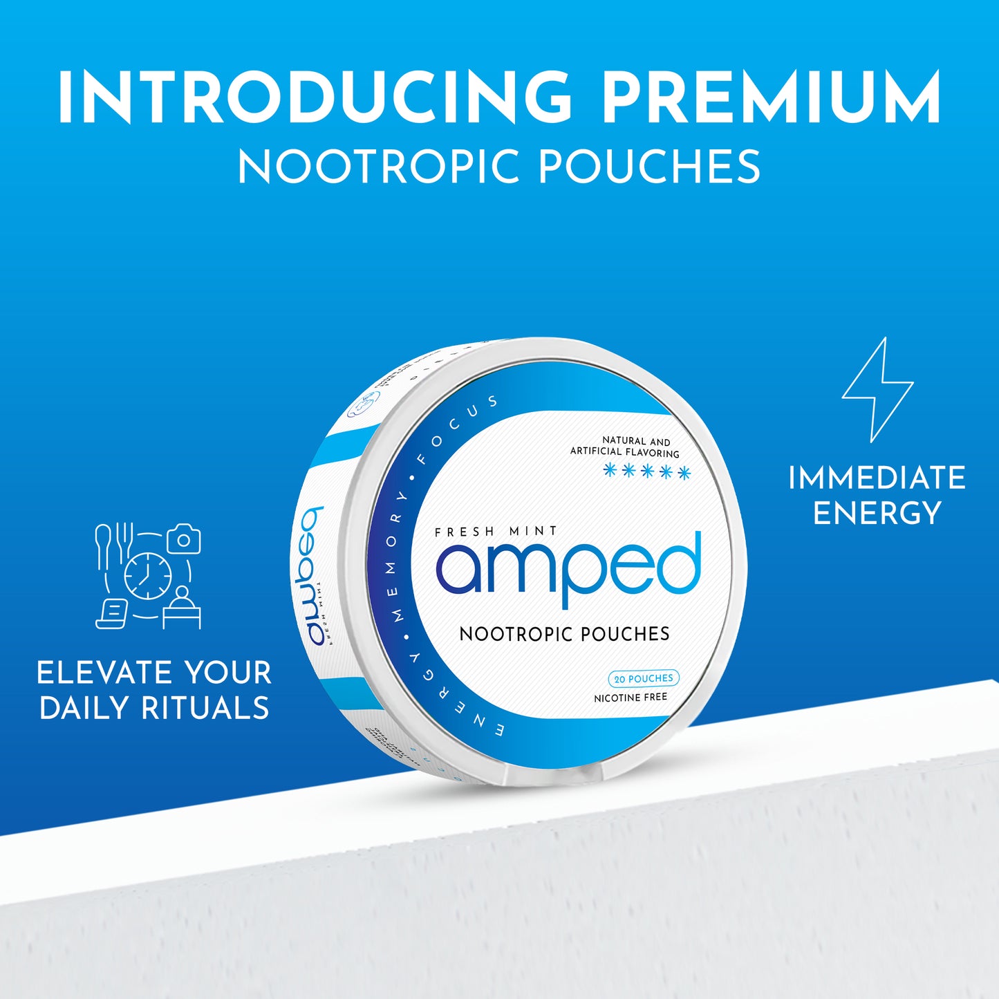 Amped Energy Pouches (4 Pack)