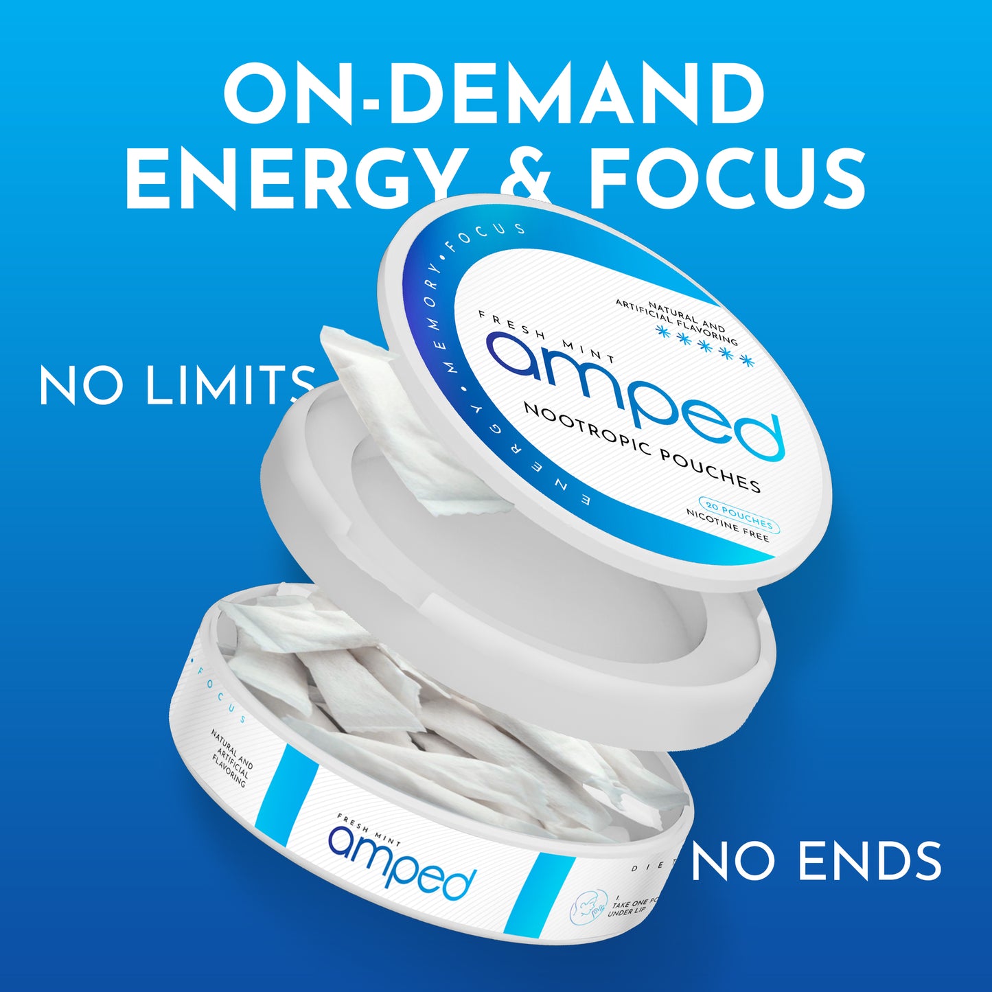 Amped Energy Pouches (4 Pack)